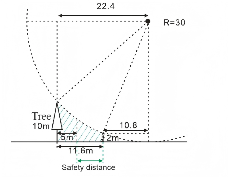 Quando si verifica un temporale, è meglio stare il più lontano possibile dai grandi alberi nelle aree aperte all'aperto?
