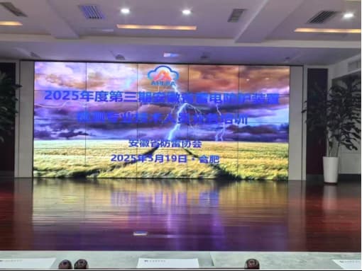 La terza fase della formazione professionale sulla protezione e il rilevamento dei fulmini nella provincia di Anhui - Anhui Jinli Electric è stata invitata
